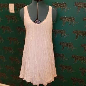 White lace Free People dress